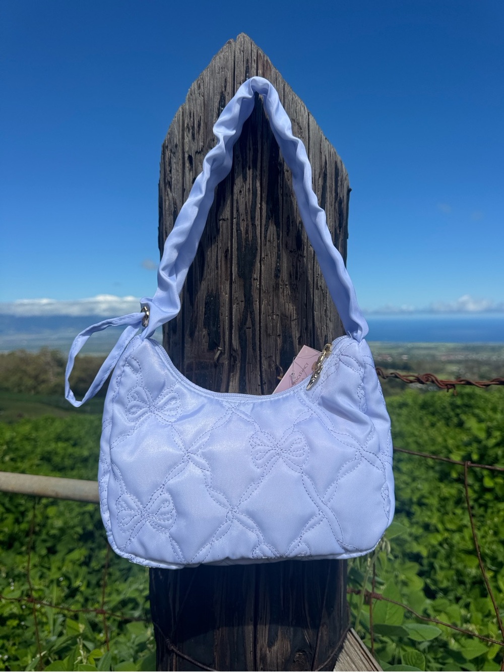 NWT LoveShackFancy X Target - Yoobi Shoulder Bag Breezy Blue